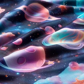 Polar alpejski planety nadruk cyfrowy – granat, 