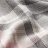 Tkanina spodniowa strecz Szkocka krata – szary łupek/różowy,  thumbnail number 2