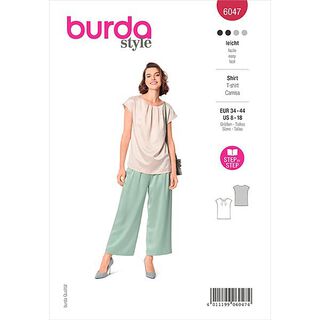 Bluzka, Burda 6047 | 34-44, 