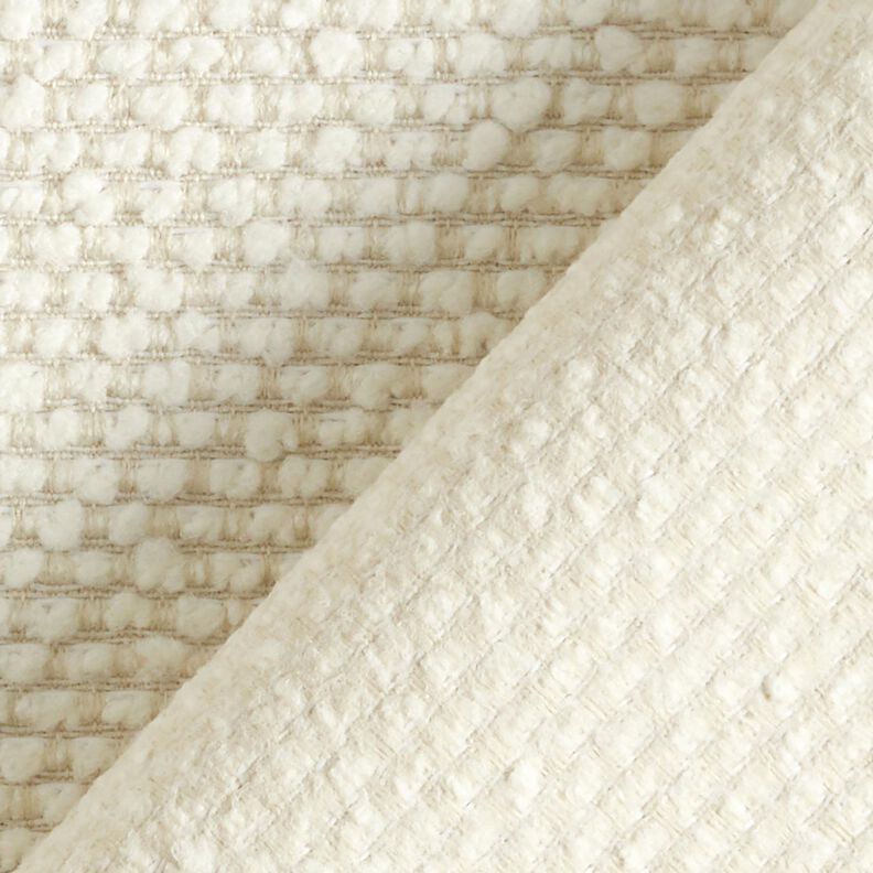 Tkanina outdoor efekt bouclé – krem,  image number 4