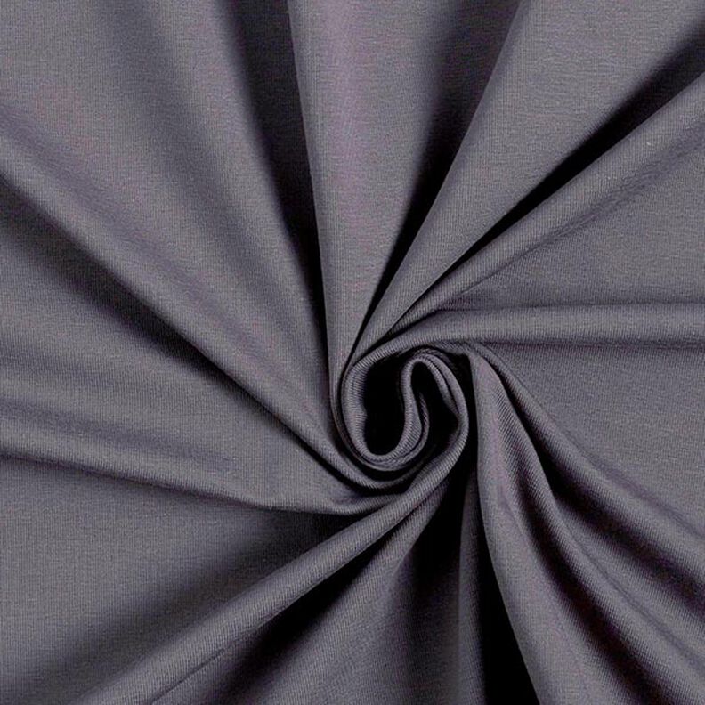 Dżersej bawełniany średniej ciężkości jednokol. &ndash; czarnoniebieski,  image number 1