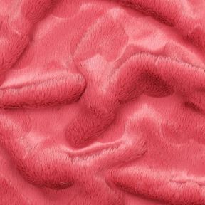 Sztuczne futerko serca | Poppy Fabrics – malwa, 