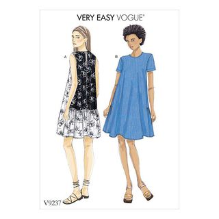 Sukienka o linii A, Vogue 9237 | L - XXL, 