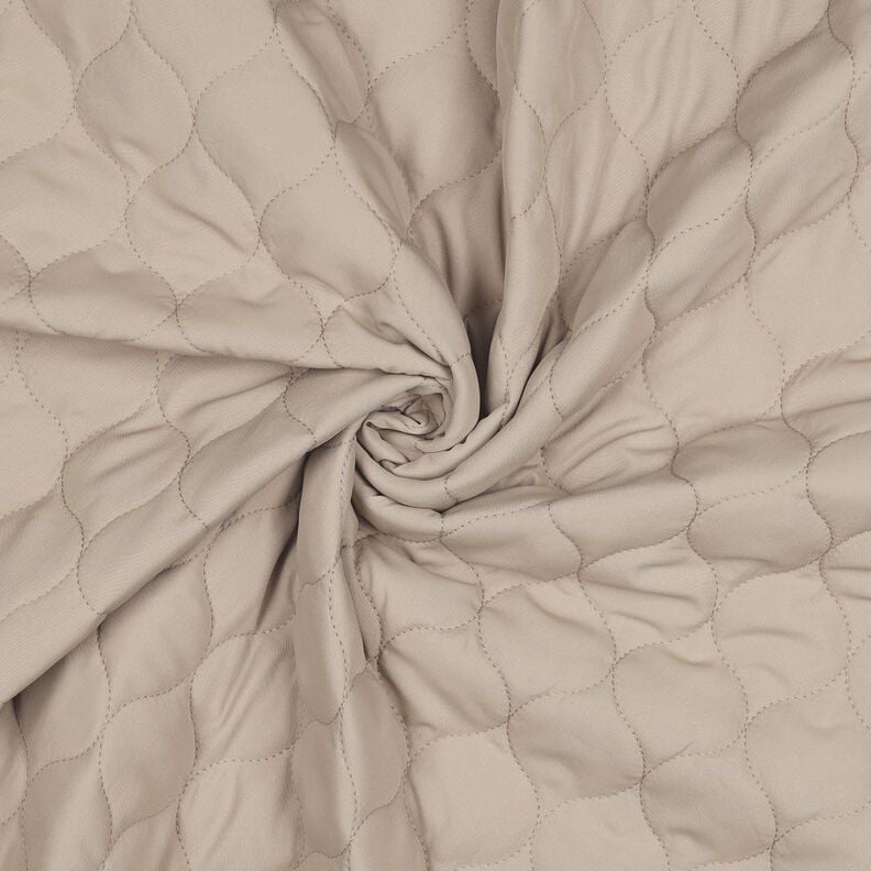 Tkanina pikowana wzór koła | Poppy Fabrics – ciemny beż,  image number 3