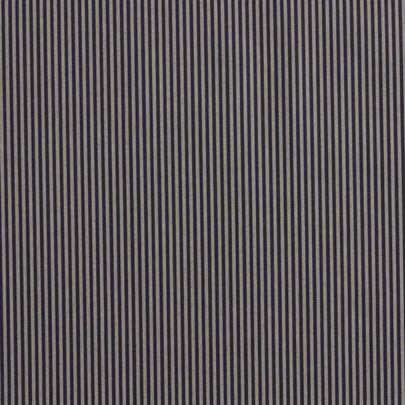 Tkanina koszulowa w podłużne paski – czerń/szary | Resztka 100cm,  image number 1