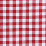 Tkanina bawełniana Vichy - 1,7 cm – czerwień,  thumbnail number 1