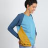 FRAU LILLE – bluza z rękawami raglanowymi i trójkątnymi wstawkami po bokach, Studio Schnittreif |,  thumbnail number 3