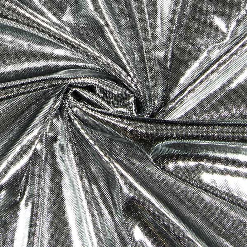 Tkanina dekoracyjna lama – srebro metaliczny,  image number 2