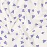 Dzianina dresowa pętelkowa serca | Poppy Fabrics – kość słoniowa/liliowy,  thumbnail number 2