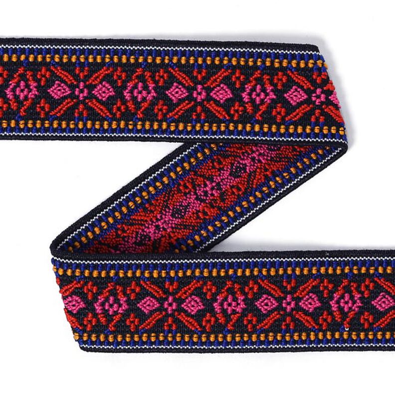 Color Elastic Kwiat – czerwony/ciemnoróżowy,  image number 1