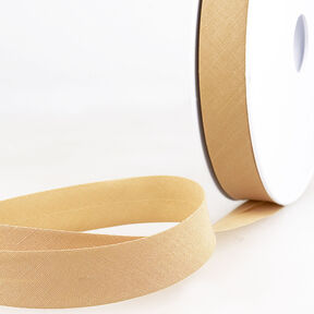Taśma skośna Polycotton [20 mm] – beż, 