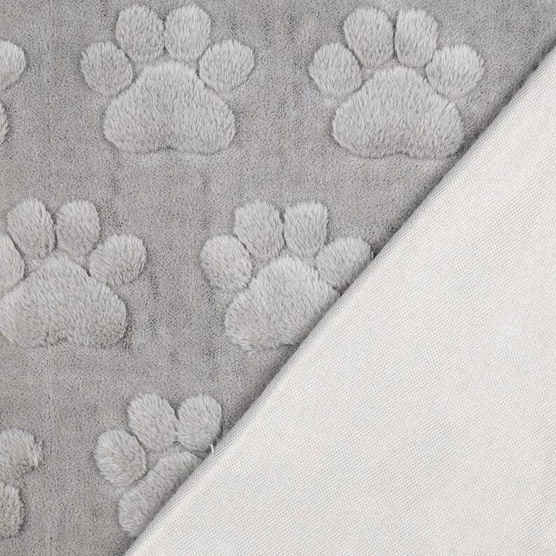 Miękki polar psie łapy – szary słoniowy, image number 4