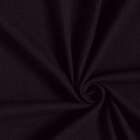 Dżersej prążkowany drobne prążki 2-1-1-1 – czerń, 