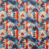 Welurowa tkanina pikowana, trójwarstwowa, wzór retro – mix kolorów,  thumbnail number 1