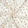Muślin / Tkanina double crinkle gałązki | Poppy Fabrics – kość słoniowa/mokka,  thumbnail number 3