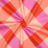Satyna bawełniana Large Gingham | Nerida Hansen – koral/jasny róż,  thumbnail number 3