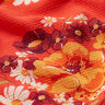 Krepa w bukiety kwiatów – chili,  thumbnail number 2