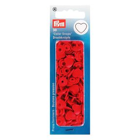 Zatrzaski Color Snaps Serce 4 - czerwony| Prym, 