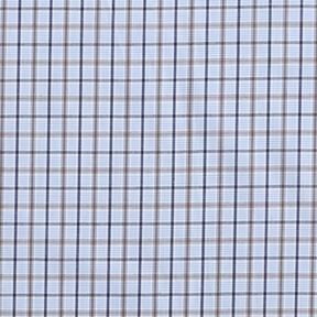 Tkanina koszulowa w klasyczną kratkę &ndash; jasnoniebieski/granat, 