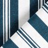 Tkanin dekoracyjna Żakard paski – niebieski oceaniczny/biel,  thumbnail number 4