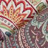Tkanina dekoracyjna gobelin kolorowy wzór paisley – mleczna biel,  thumbnail number 4