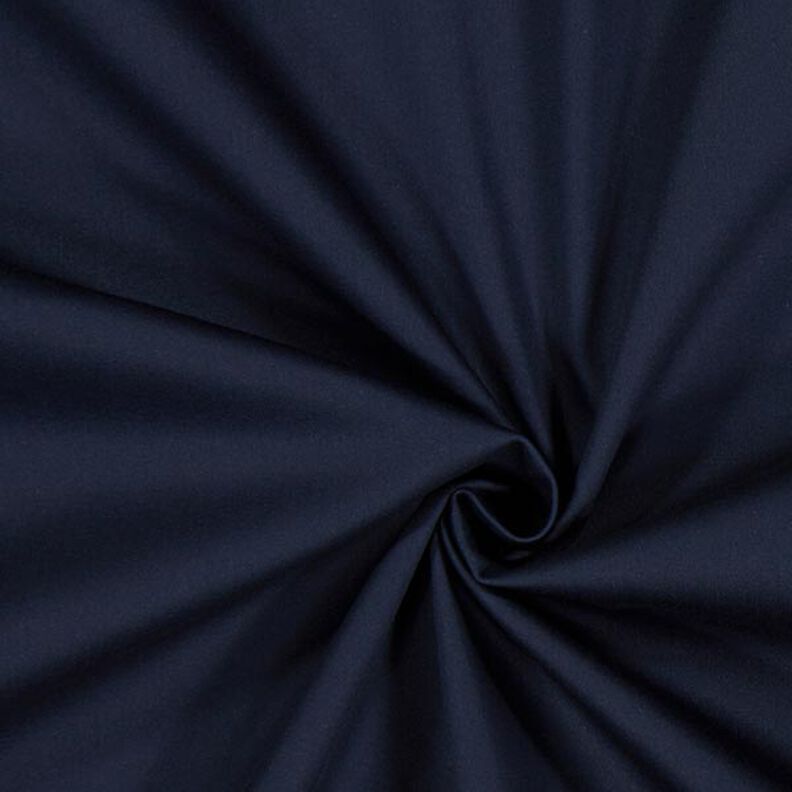 Satyna bawełniana stretch – ciemnogranatowy,  image number 1