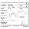Sukienka niemowlęca | Bluzka | Spodnie, Burda 9348 | 68 - 98,  thumbnail number 8