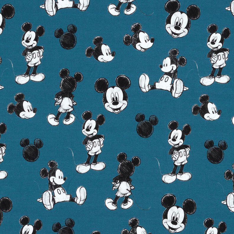 Dżersej bawełniany Myszka Miki | Disney – błękit,  image number 1