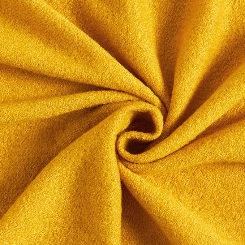 Lekka dzianina swetrowa z wełny z domieszką wiskozy – żółty curry,  image number 1