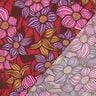 LENZING™ EcoVero™ Tkanina wiskozowa kwiaty | Poppy Fabrics – merlot/brzoskwinia,  thumbnail number 4