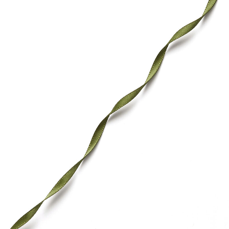taśma satynowa [3 mm] – oliwka,  image number 2