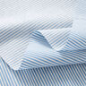 Tkanina koszulowa strecz w paseczki – biel/jasnoniebieski,  thumbnail number 3