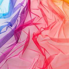 Siatka Tęczowy gradient – błękit morski/intensywny róż, 