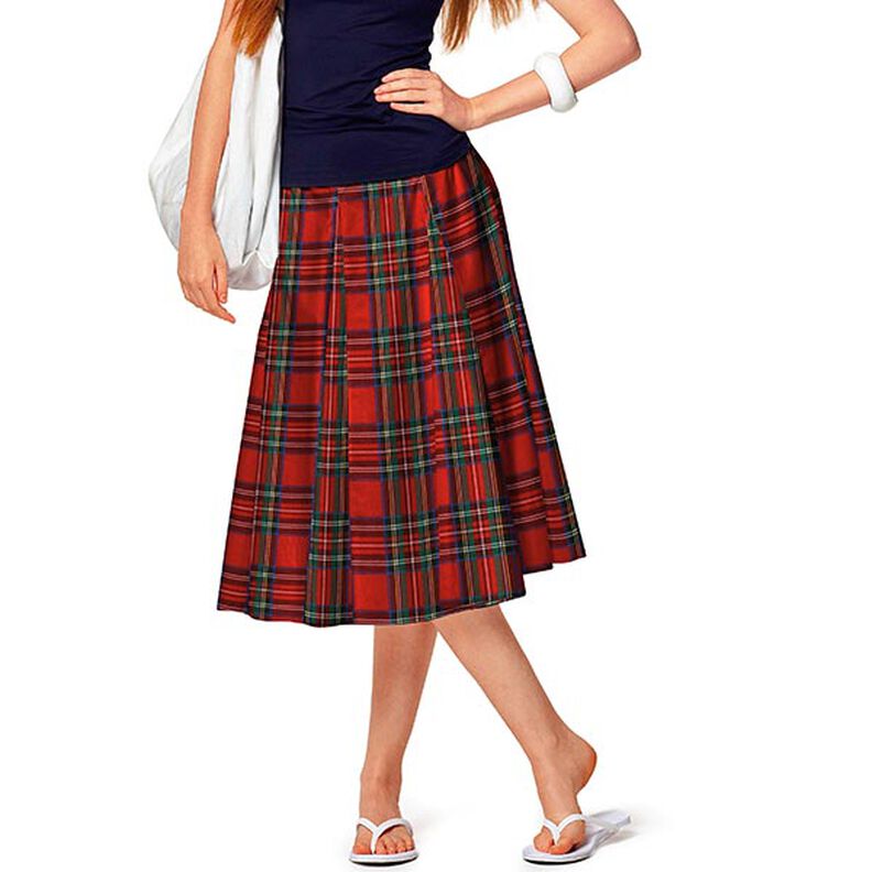 Szkocka krata Tartan kratka duża – czerwień,  image number 5