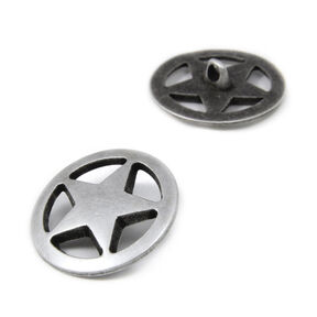 Guzik metalowy gwiazda 1, 