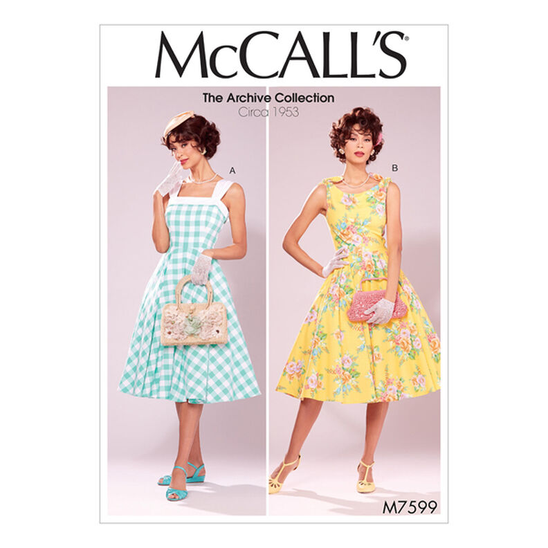 Sukienka - Vintage 1953, McCalls 7599 | 40 - 48,  image number 1