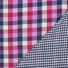 Muślin / Tkanina double crinkle kratka Materiał dwustronny | Poppy Fabrics – lilia/granat,  thumbnail number 4