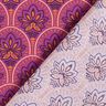 Bawełna powlekana abstrakcyjne wachlarze – purpura,  thumbnail number 5