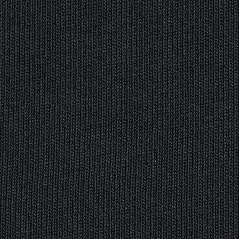 Dzianina swetrowa bawełniana – czerń,  image number 4