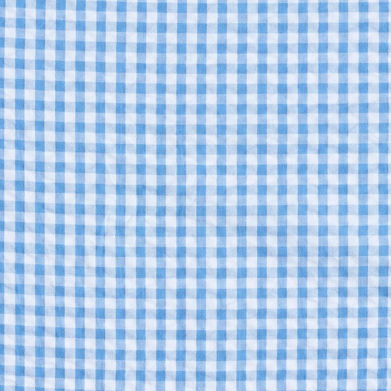 Kora Bawełna tkana kratka – błękit/biel,  image number 1