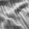 Dzianina prążkowana Melanż – jasnoszary,  thumbnail number 3