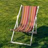 Outdoor Tkanina na leżaki Podłużne paski 44 cm – czerwień karminowa/biel,  thumbnail number 4