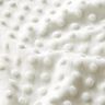 Miękki polar tłoczone kropki – mleczna biel,  thumbnail number 2