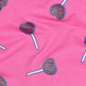Dżersej bawełniany lizaki brokatowe w kształcie serca | Poppy Fabrics – pink,  thumbnail number 2