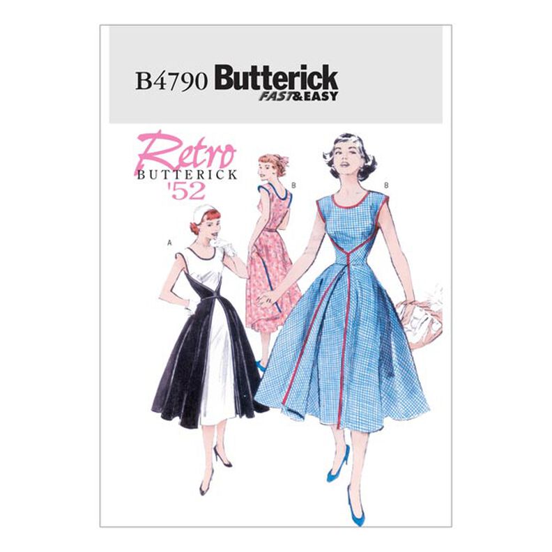 Sukienka vintage, Butterick 4790|34 - 40|42 - 46,  image number 1