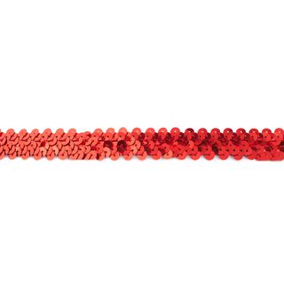 Elastyczna bordiura z cekinami [20 mm] – czerwień, 
