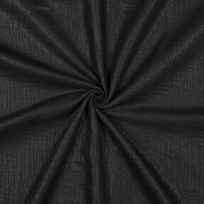 Muślin / Tkanina double crinkle drobne błyszczące kropki | Poppy Fabrics – czerń, 