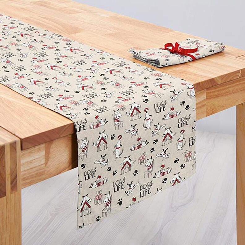 Half Panama z efektem lnu Dogs Life – naturalny,  image number 10