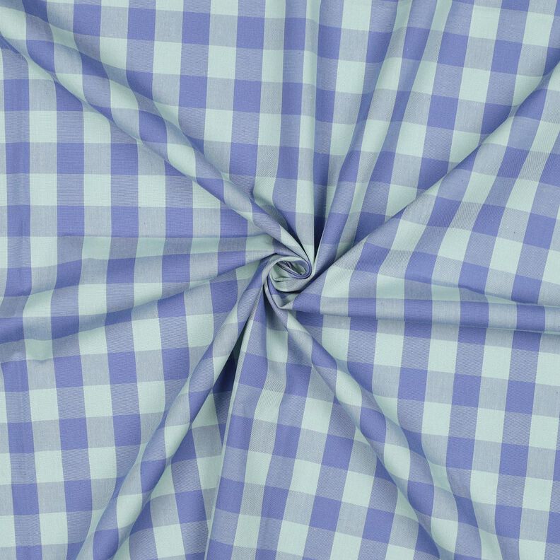 Popelina bawełniana Kratka | Poppy Fabrics – jasny miętowy/liliowy,  image number 3