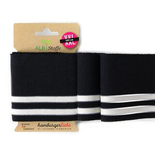 DZIANINA ŚCIĄGACZOWA EKO CUFF ME odblaskowa  [140 CM | 8 CM]  | Albstoffe | Hamburger Liebe, 